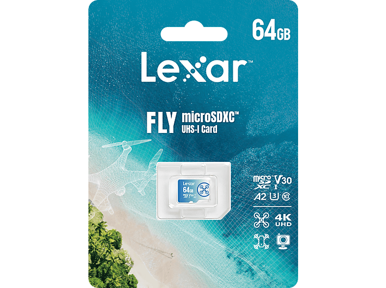 LEXAR Fly High-Performance 64GB 1066x microSDXC™ UHS-I 160MB/s Okuma 60MB/s Yazma Micro SD Hafıza Kartı_2