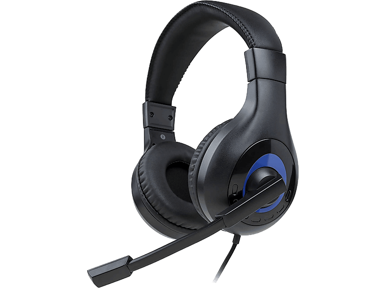 NACON PS5/PS4 V1 - Gaming-Headset, Schwarz/Blau