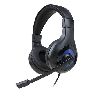 NACON PS5/PS4 V1 - Casque de jeu, Noir/bleu