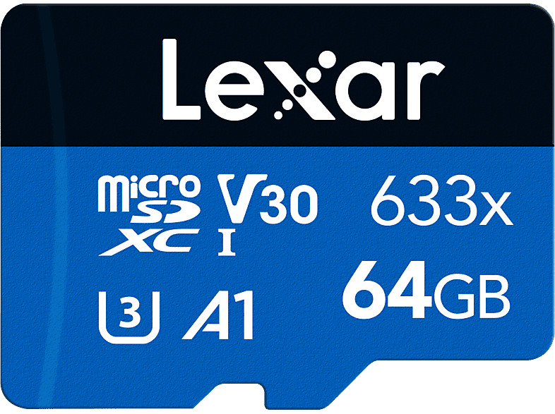 LEXAR High-Performance 64GB 633x microSDXC™ UHS-I 100MB/s Okuma 45MB/s Yazma Micro SD Hafıza Kartı_1