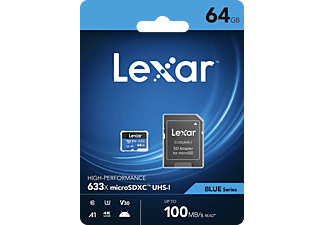 LEXAR High-Performance 64GB 633x microSDXC™ UHS-I 100MB/s Okuma 45MB/s Yazma Micro SD Hafıza Kartı_2