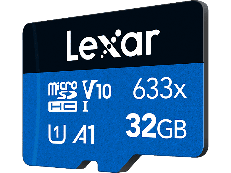 LEXAR High-Performance 32GB 633x microSDHC™ UHS-I 100MB/s Okuma 20MB/s Yazma Micro SD Hafıza Kartı