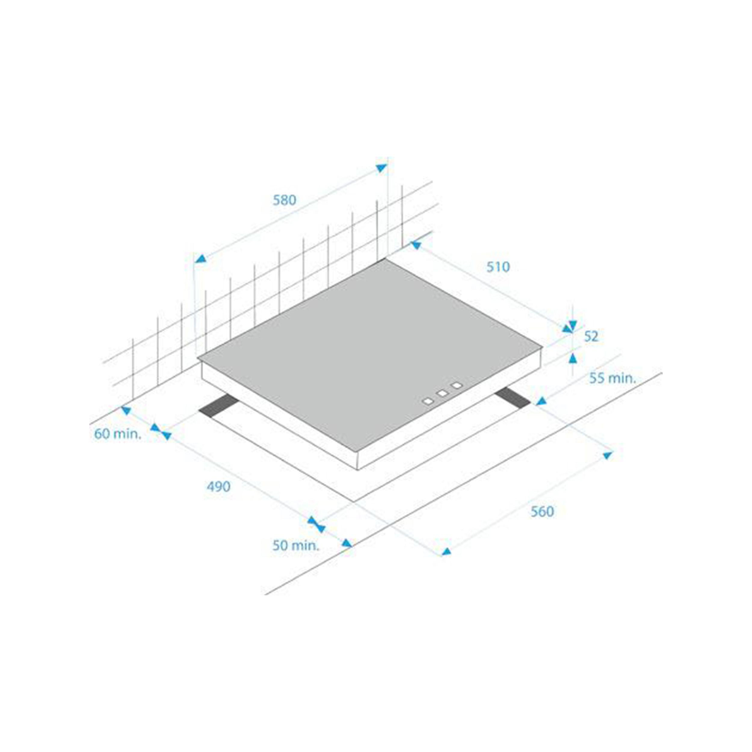 BEKO HII 64400 MT Induktionskochfeld (580 mm breit, 1 Kochzonen)
