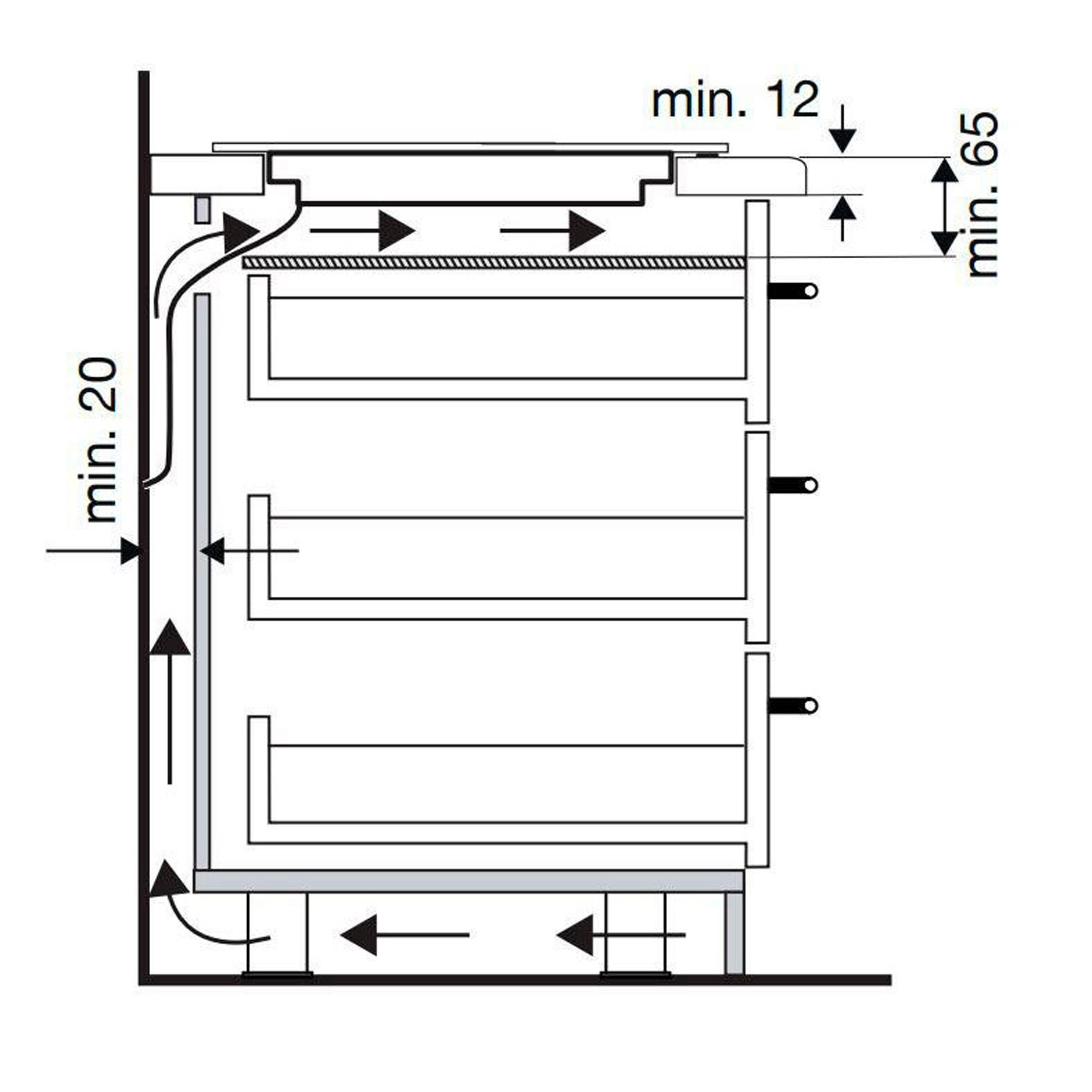 BEKO HII 64400 MT Induktionskochfeld (580 mm breit, 1 Kochzonen)