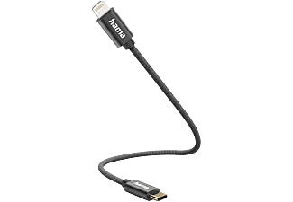 HAMA 201601 Laadkabel USB-C naar Lightning 0.2m Zwart