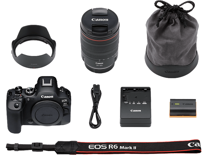 Canon EOS R6 RF 24-105mmキット CANON EOS R6 Mark II Body + RF 24-105mm F4 L IS USM | Systemkamera