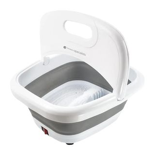 RIO Foldaway Foot Bath Spa - Bain de pieds (Blanc/gris)