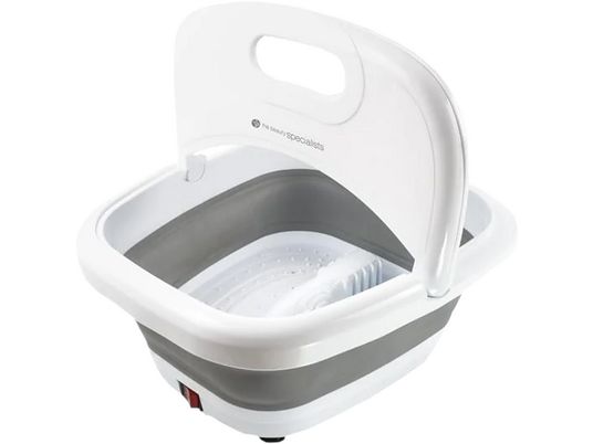 RIO Foldaway Foot Bath Spa - Apparecchio per pediluvio (Bianco/grigio)