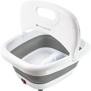 RIO Foldaway Foot Bath Spa - Apparecchio per pediluvio (Bianco/grigio)