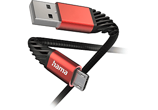 HAMA 201539 Laadkabel Extreme USB-A/microUSB 1.5m Zwart