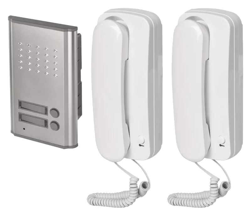 EMOS Audió kaputelefon szett, 2 lakásos, fehér (H1086)