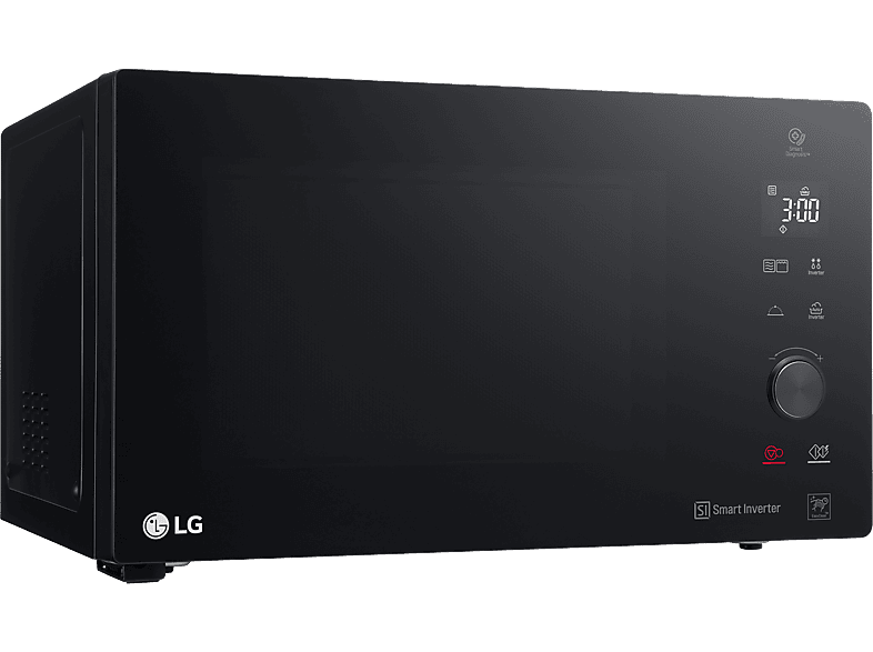 LG - Microondas con Grill y Display Digital, de 25 Litros y 1000W, Función  Smart Inverter y EasyClean, Cocina Más Rápido, Mantiene Sabor y Nutrientes