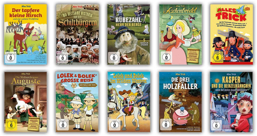 Edition Trickfilm-Kult-Klassiker - Trick 2 Zauberhafte DVD Alles -