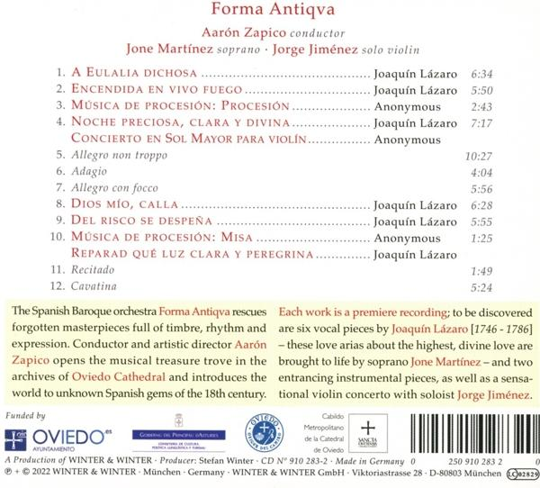 Aaron Forma Antiqva/zapico | Sancta Ovetensis - (CD) Aaron Forma ...