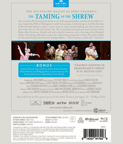 Badenes/Reilly/Verterich/Paixà/Giaquinto/+ - The Taming of the Shrew (Blu-ray)  - (Blu-ray)