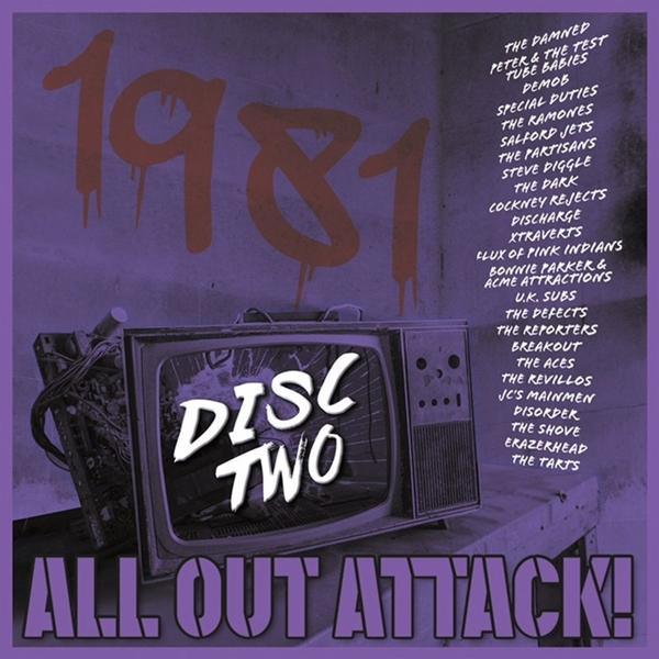 VARIOUS - 1981 - All out Attack 3CD Clamshell Box  - (CD)