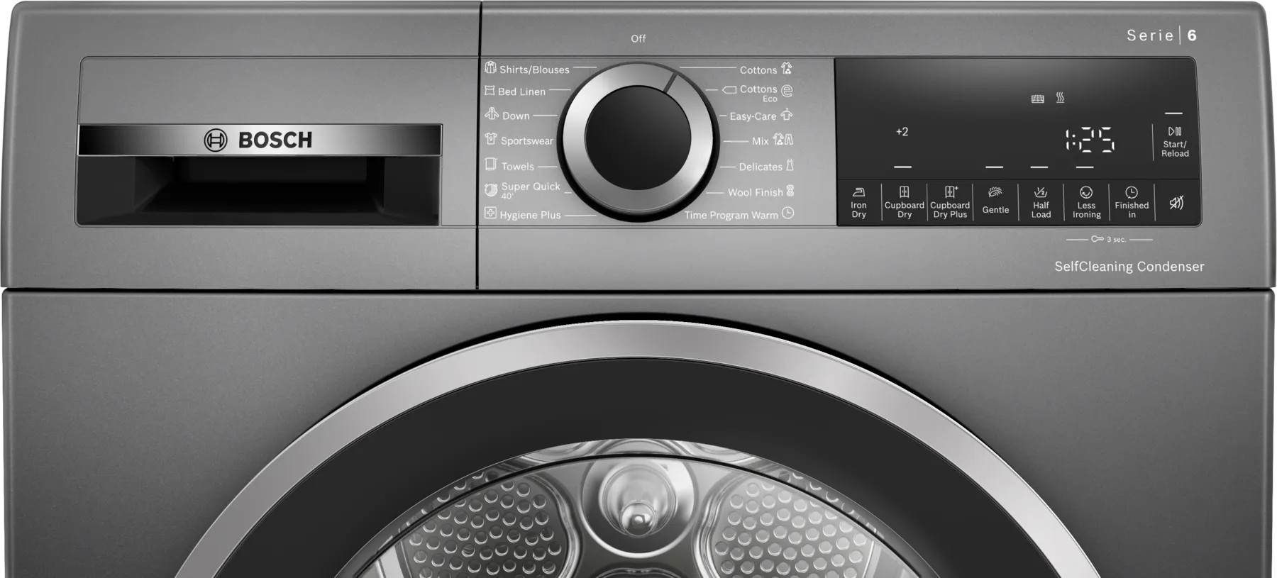 BOSCH Warmtepomp droogkast A+++ (WQG235DREU)