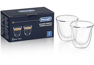 Set composto da 2 bicchieri per espresso DE LONGHI Espresso set DLSC310