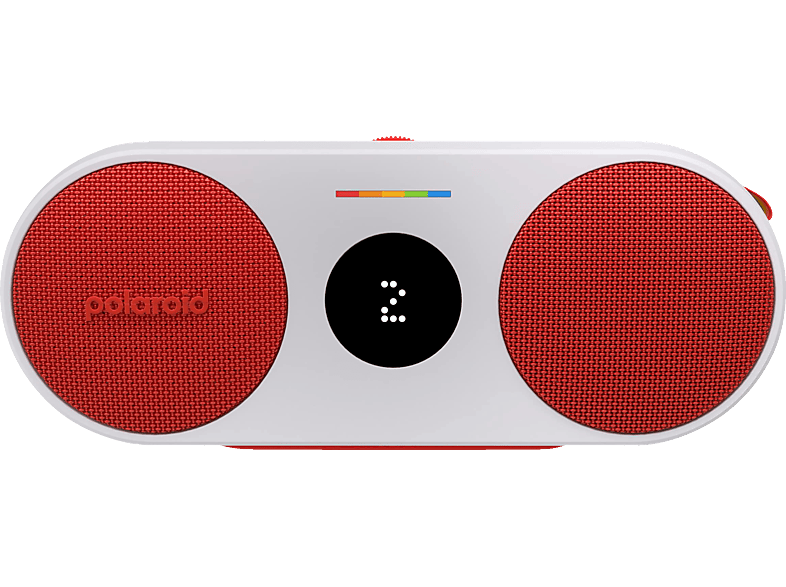 POLAROID P2 Music Player Bluetooth Lautsprecher , Rot/Weiß Bluetooth