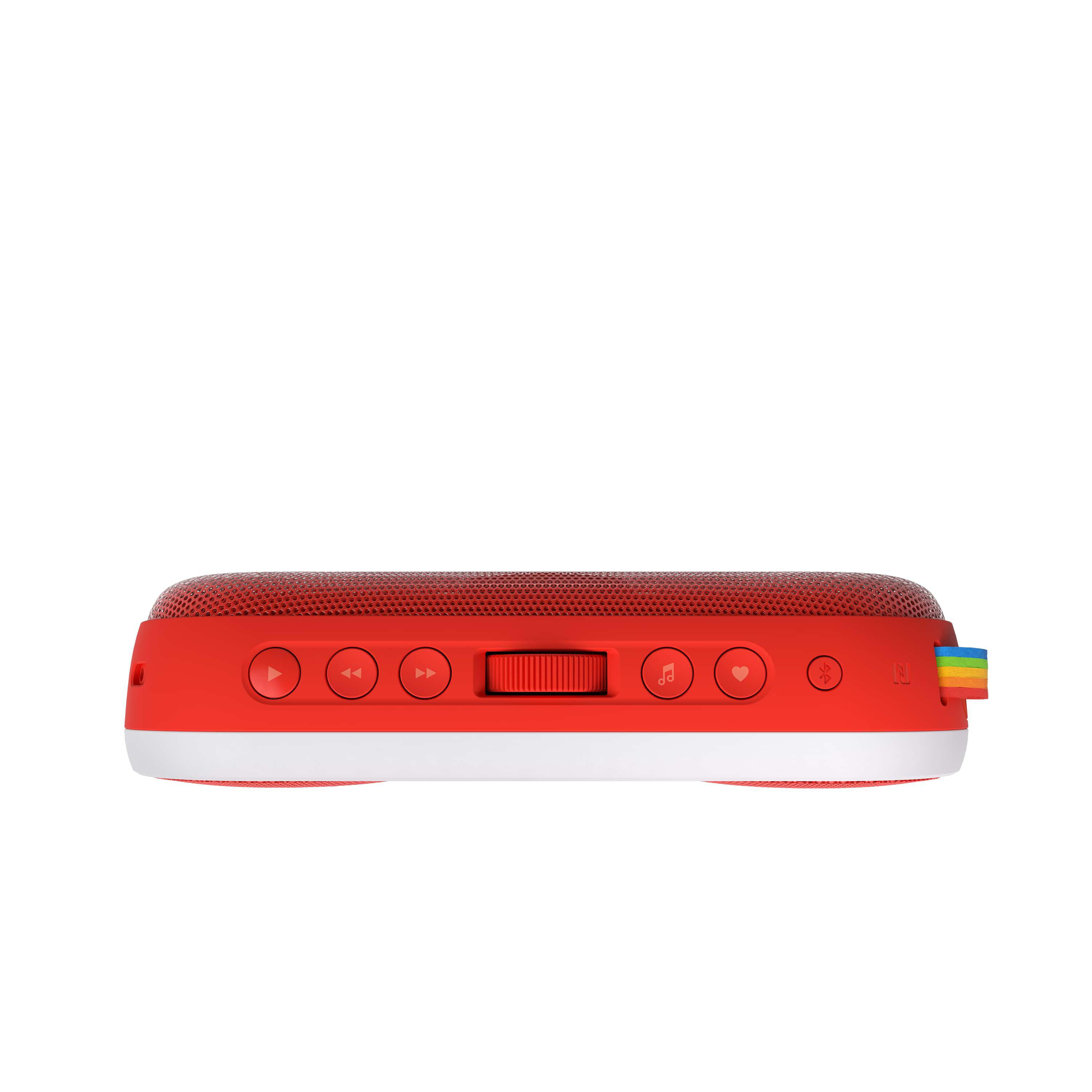 POLAROID P2 Music Player Bluetooth Lautsprecher , Rot/Weiß 