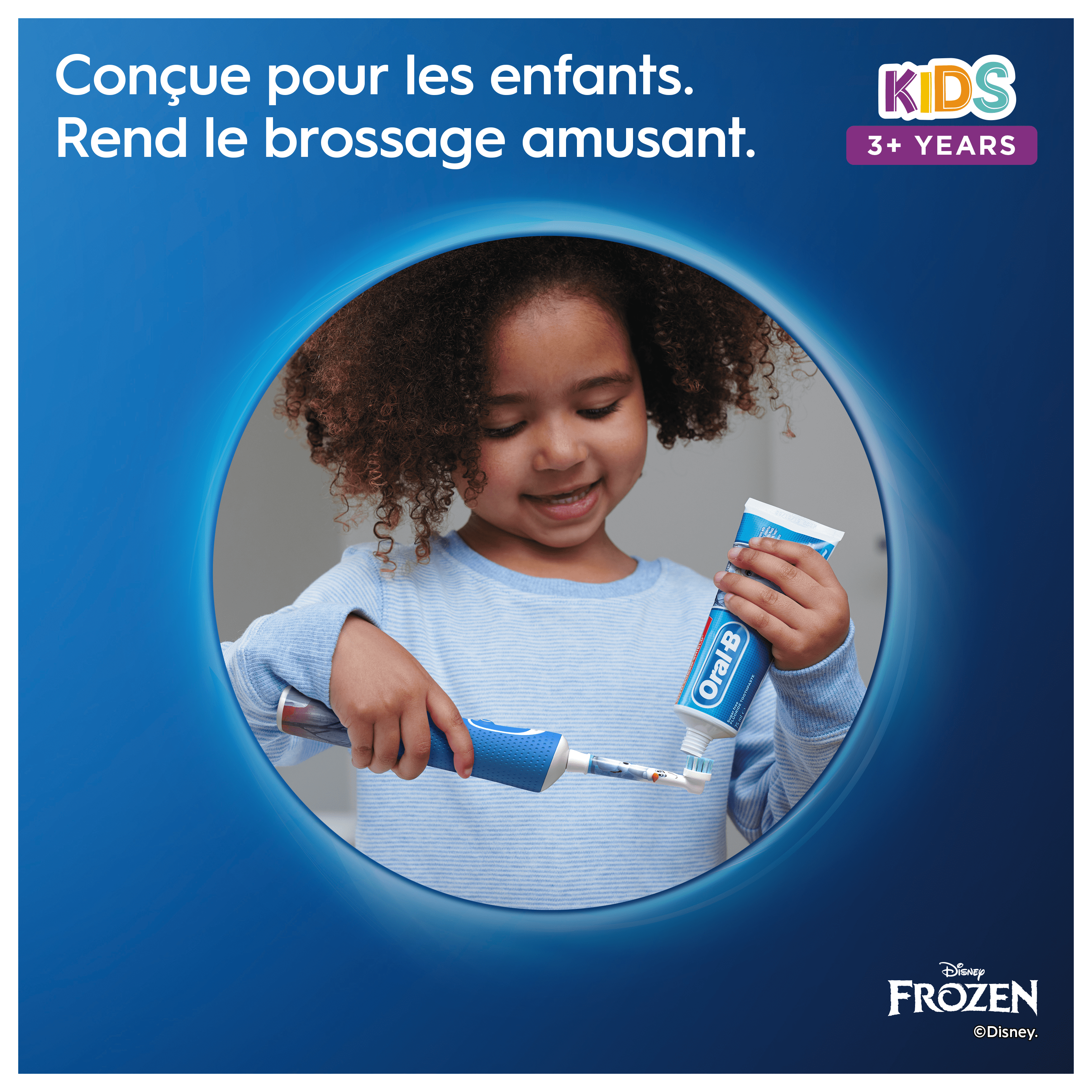 ORAL B Elektrische tandenborstel Frozen (D100)