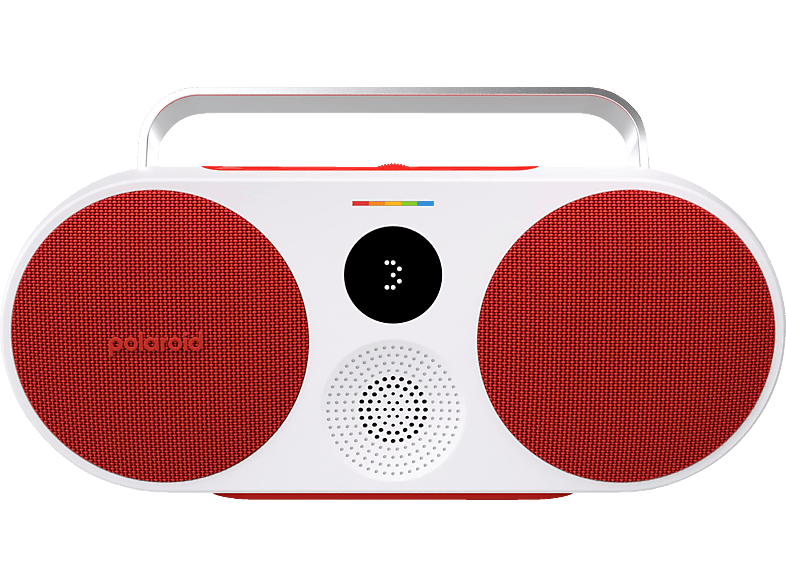 POLAROID P3 Music Player Bluetooth Lautsprecher , Rot/Weiß 