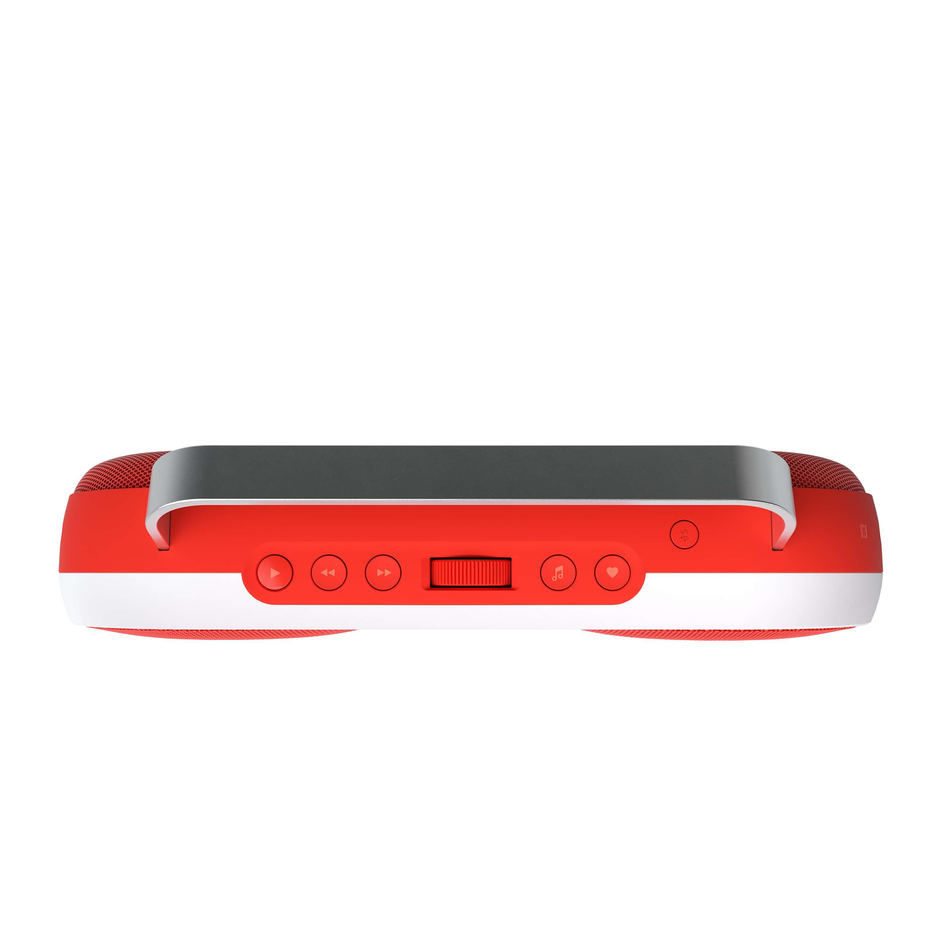 POLAROID P3 Music Player Bluetooth , Rot/Weiß Lautsprecher