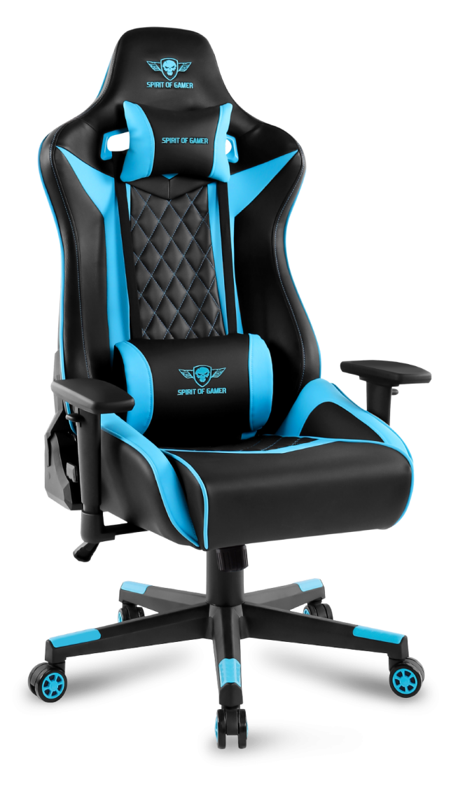 SPIRIT OF GAMER Crusader gaming szék, fekete-kék (SOG-GCQBL)