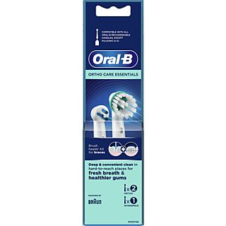 ORAL B Brossette Care Essentials (ORTHO KIT 1 INTERD+2 ORTHO)