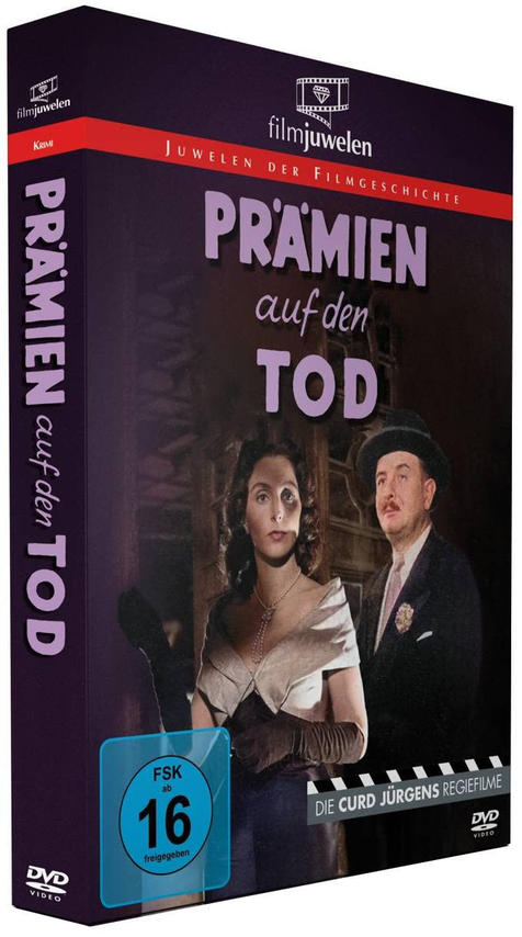 DVD-Hülle mit einem Filmplakat eines Paares. Lila Hintergrund.