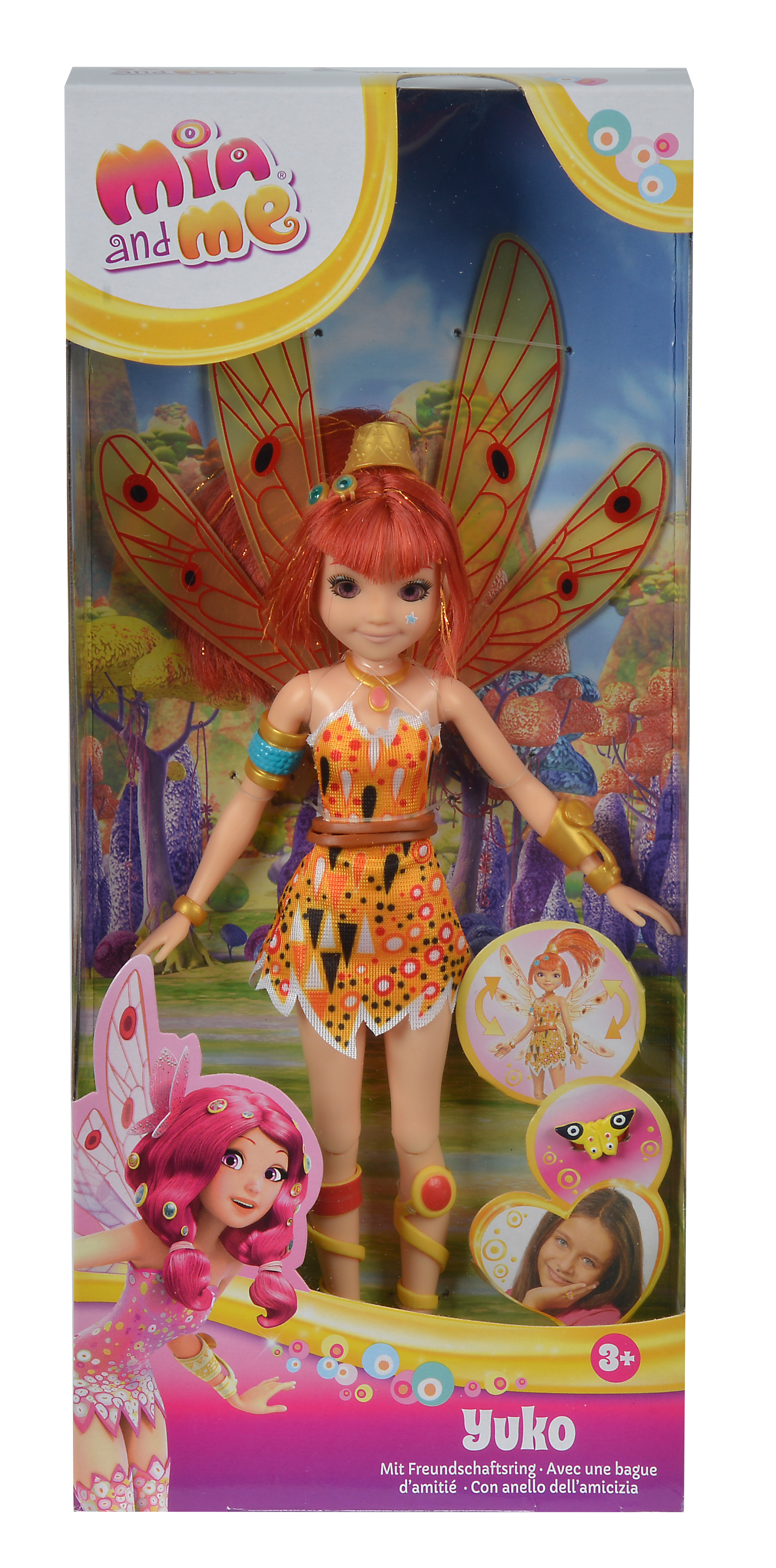 SIMBA TOYS Mia and Me Ankleidepuppe Yuko Spielzeugpuppe Mehrfarbig