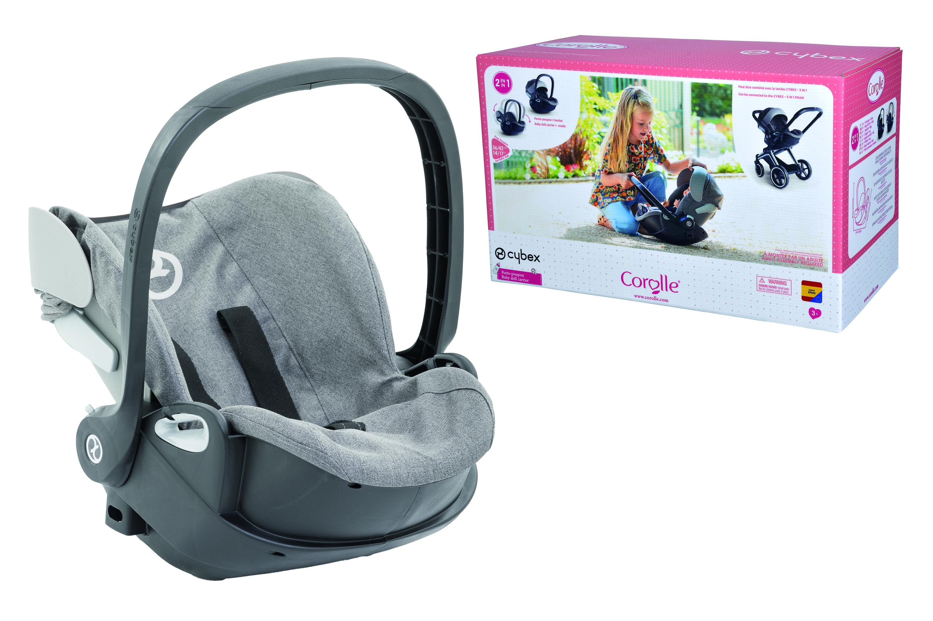 Corolle Spielzeugtrageschale SIMBA Trageschale TOYS Cybex Grau