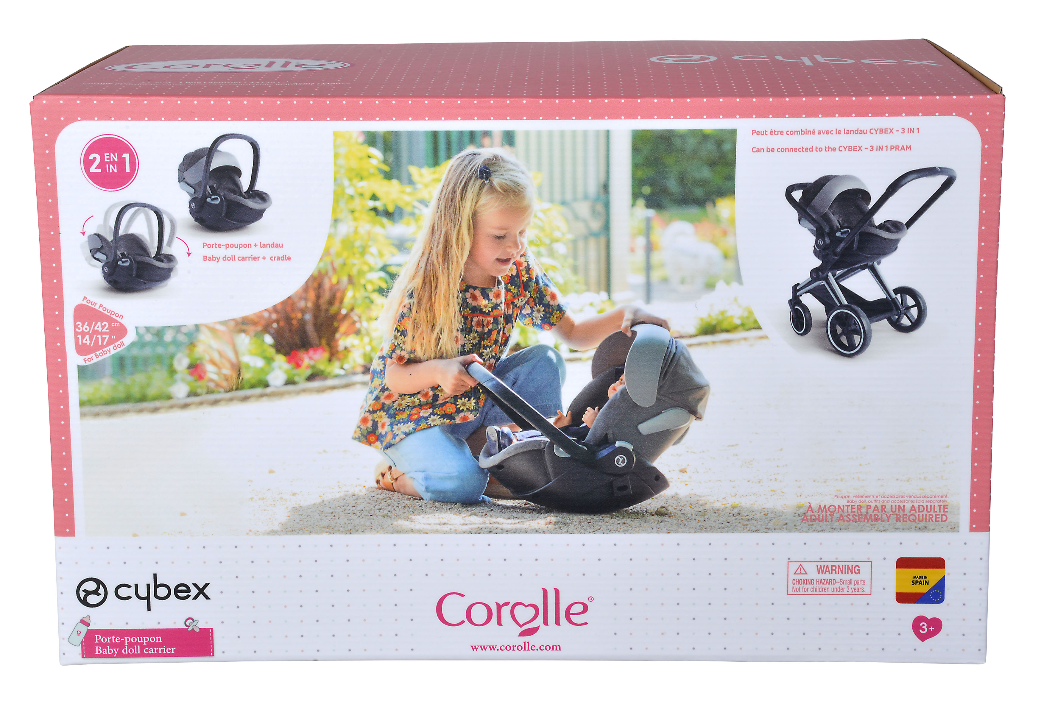 Corolle Spielzeugtrageschale SIMBA Trageschale TOYS Cybex Grau