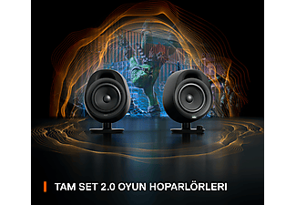 STEELSERIES Arena 3 2.0 Oyun Hoparlörleri Siyah_1