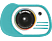 KIDYWOLF Camera voor kinderen KIDYCAM Cyaan (KIDYCAM-CY)