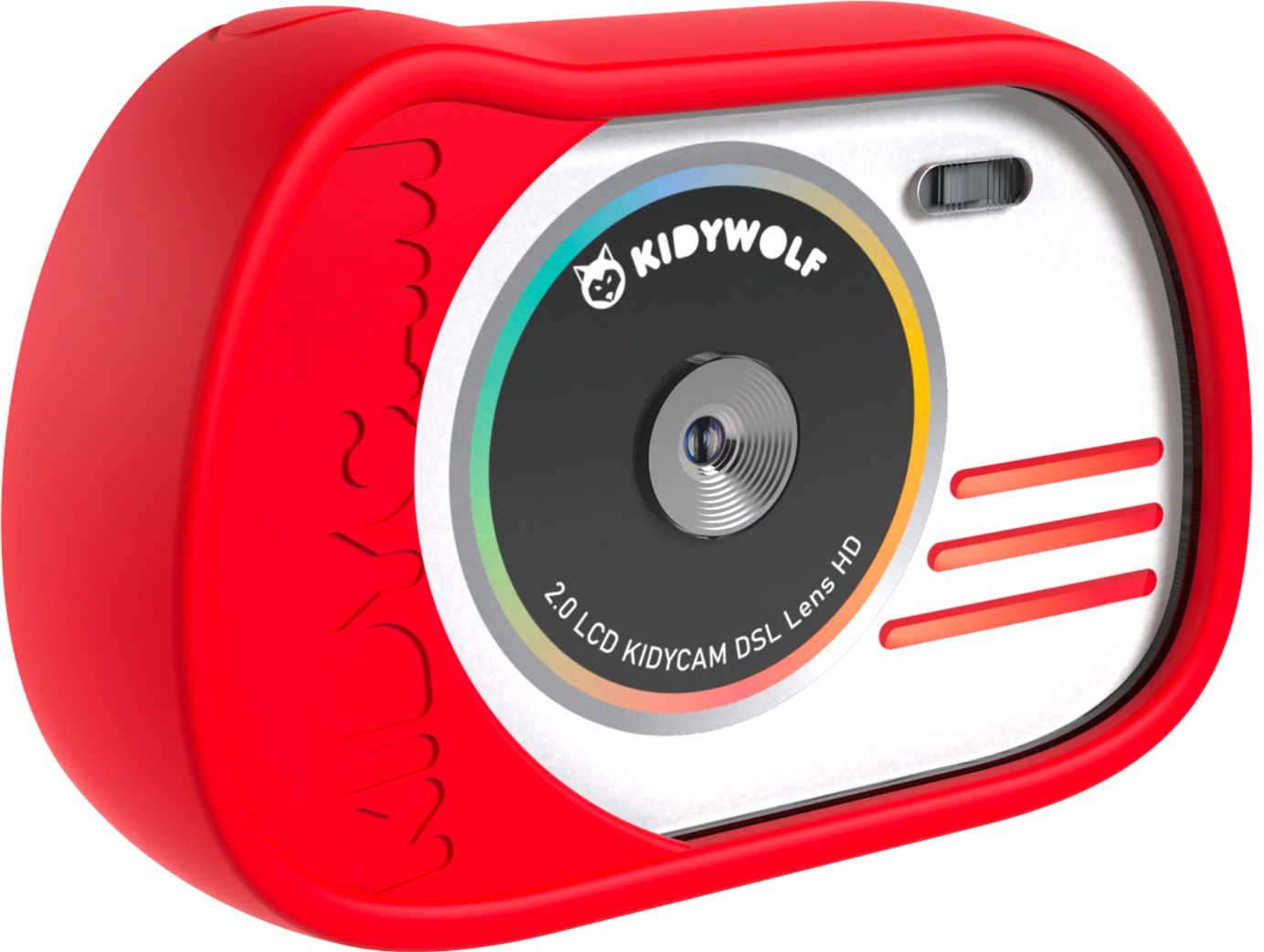 KIDYWOLF Camera voor kinderen KIDYCAM Rood (KIDYCAM-RD)