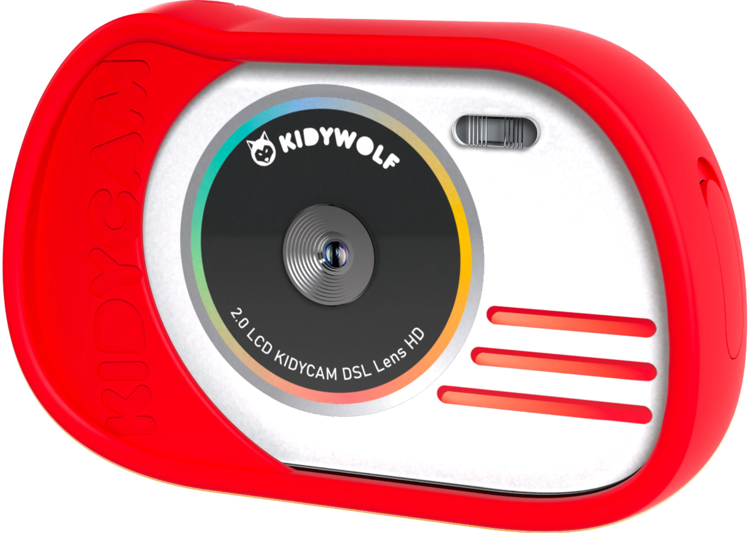 KIDYWOLF Camera voor kinderen KIDYCAM Rood (KIDYCAM-RD)