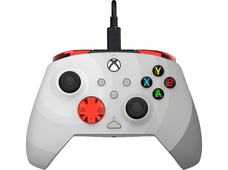 One Xbox S, WHITE Fortgeschrittener Kabelgebundener X, Xbox REMATCH für Controller Series PDP LLC Xbox PC, Series RADIAL