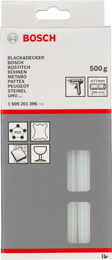 BOSCH Ragasztórúd, átlátszó, 11x200mm, 500g (1609201396)