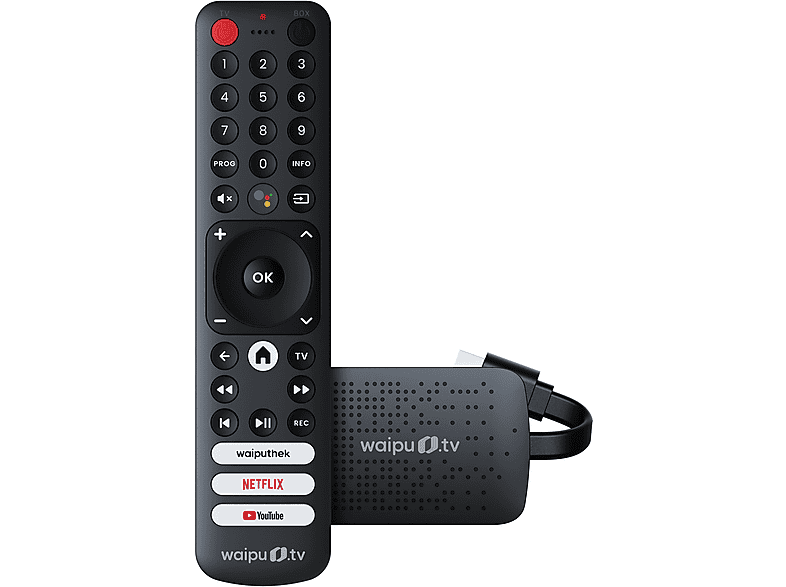 waipu.tv 4K Stick 2. Gen mit Perfect Plus Jahrespaket 1 Jahr per Gutscheincode