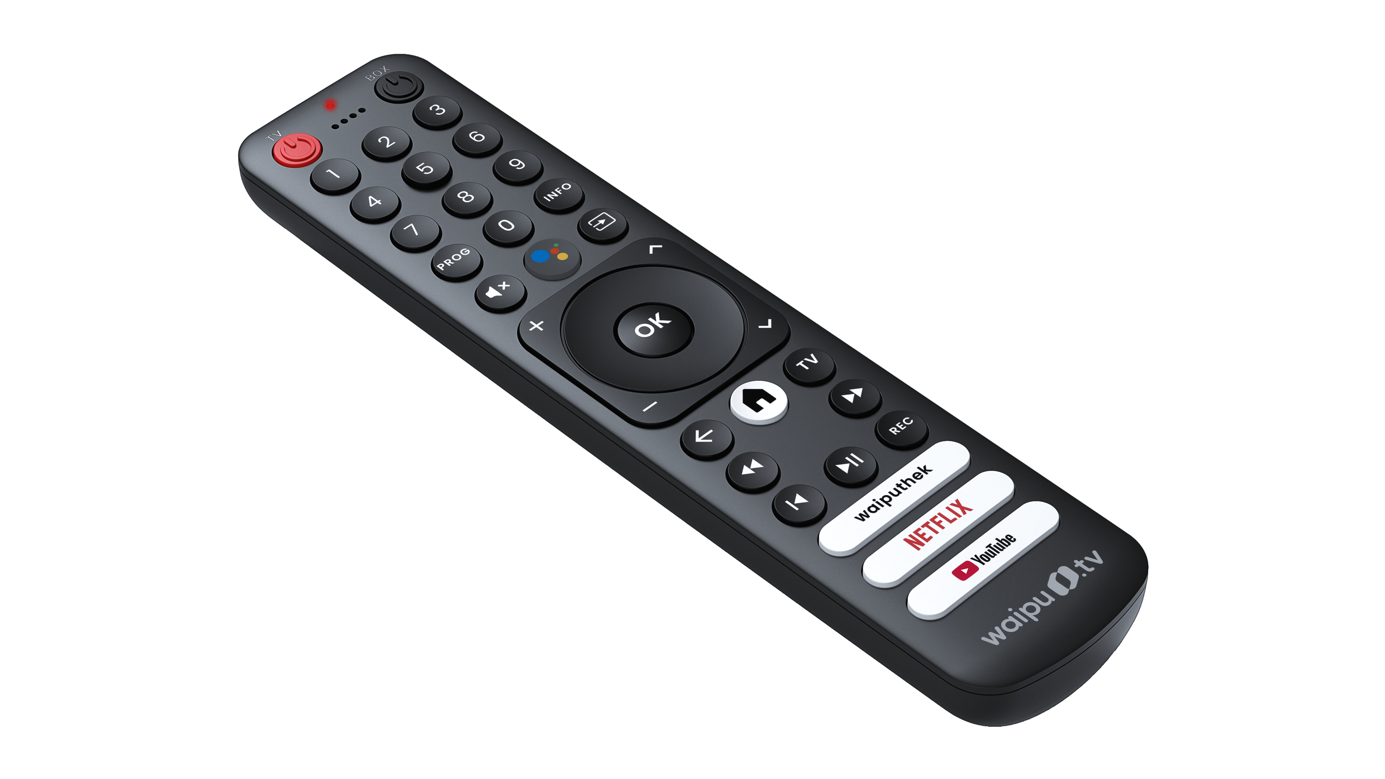 WAIPU.TV Bundle 12 Monate Perfect Plus plus 4K Streaming Stick, Schwarz