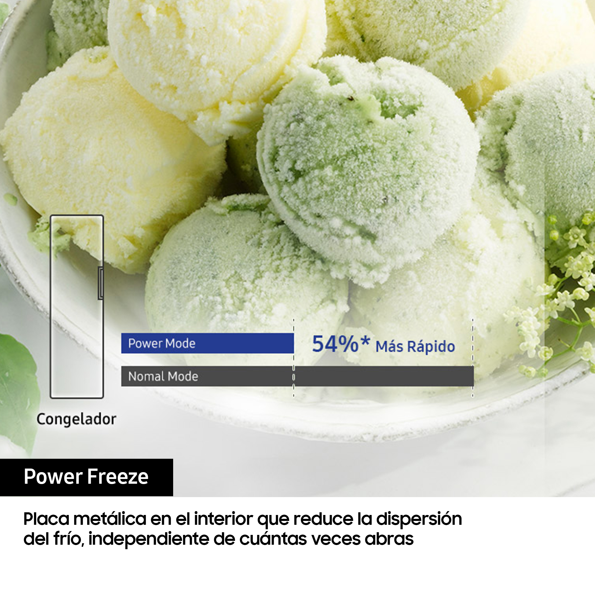 Congelador vertical - Samsung BESPOKE personalizable RZ32A7485AP/EF, 323l, 185.3cm, Dispensador de hielo, Modo Convertible, Glam Lavender