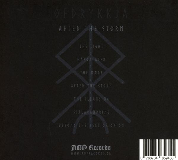 Albumcover: schwarz mit weißen Symbolen und Text, einschließlich eines Barcodes unten.