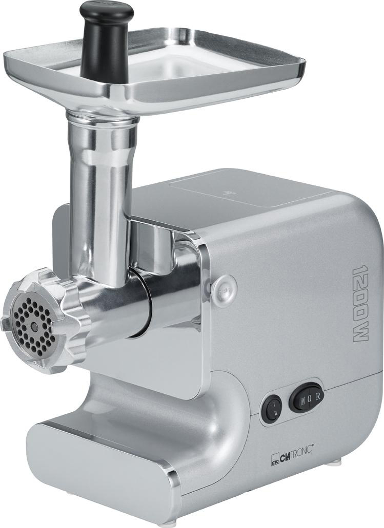 CLATRONIC FW 3506 Fleischwolf 1200 Watt Silber
