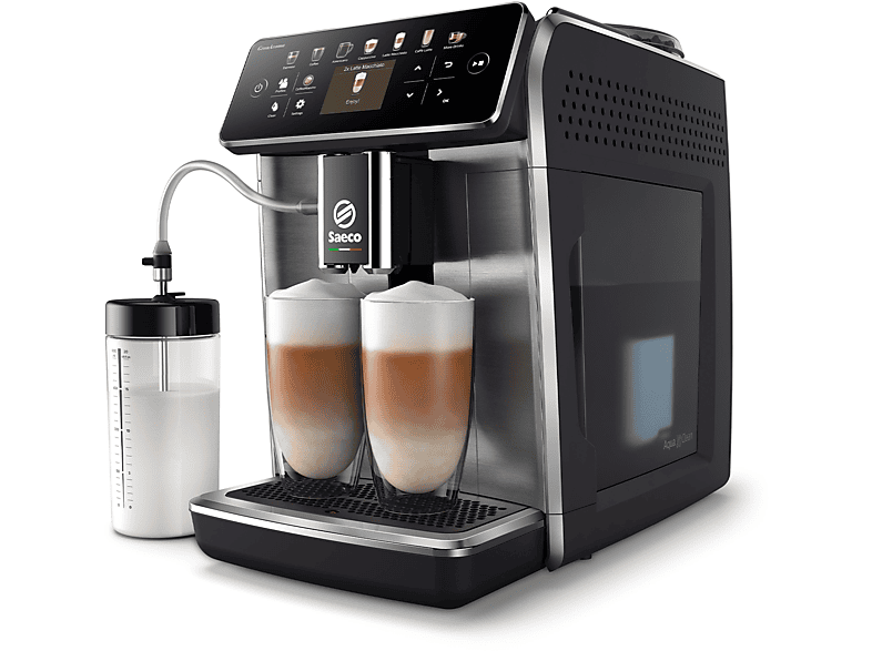 Saeco GranAroma Sm6585/00 Macchina Caffé Automatica, Nero, metallo