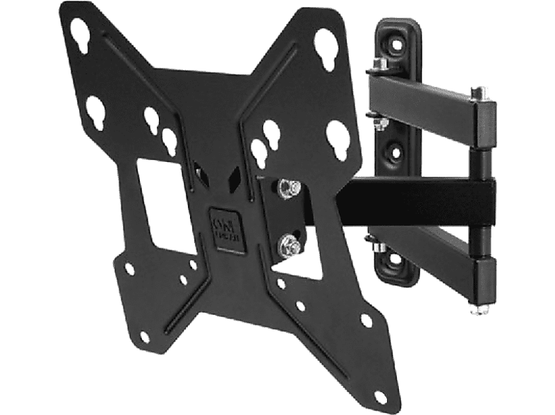 Soporte TV - One For All WM 2251, de 13" a 40" pulgadas, Inclinable, 2 brazos, Negro