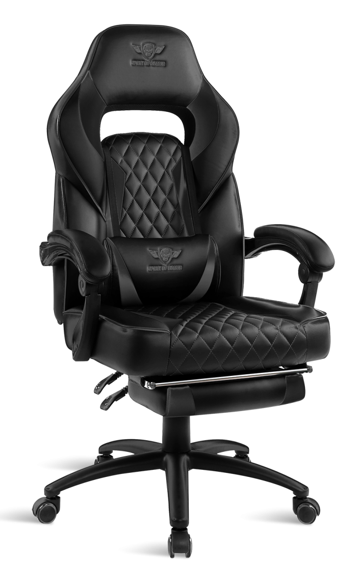 SPIRIT OF GAMER Mustang gaming szék, fekete (SOG-GCMBK)