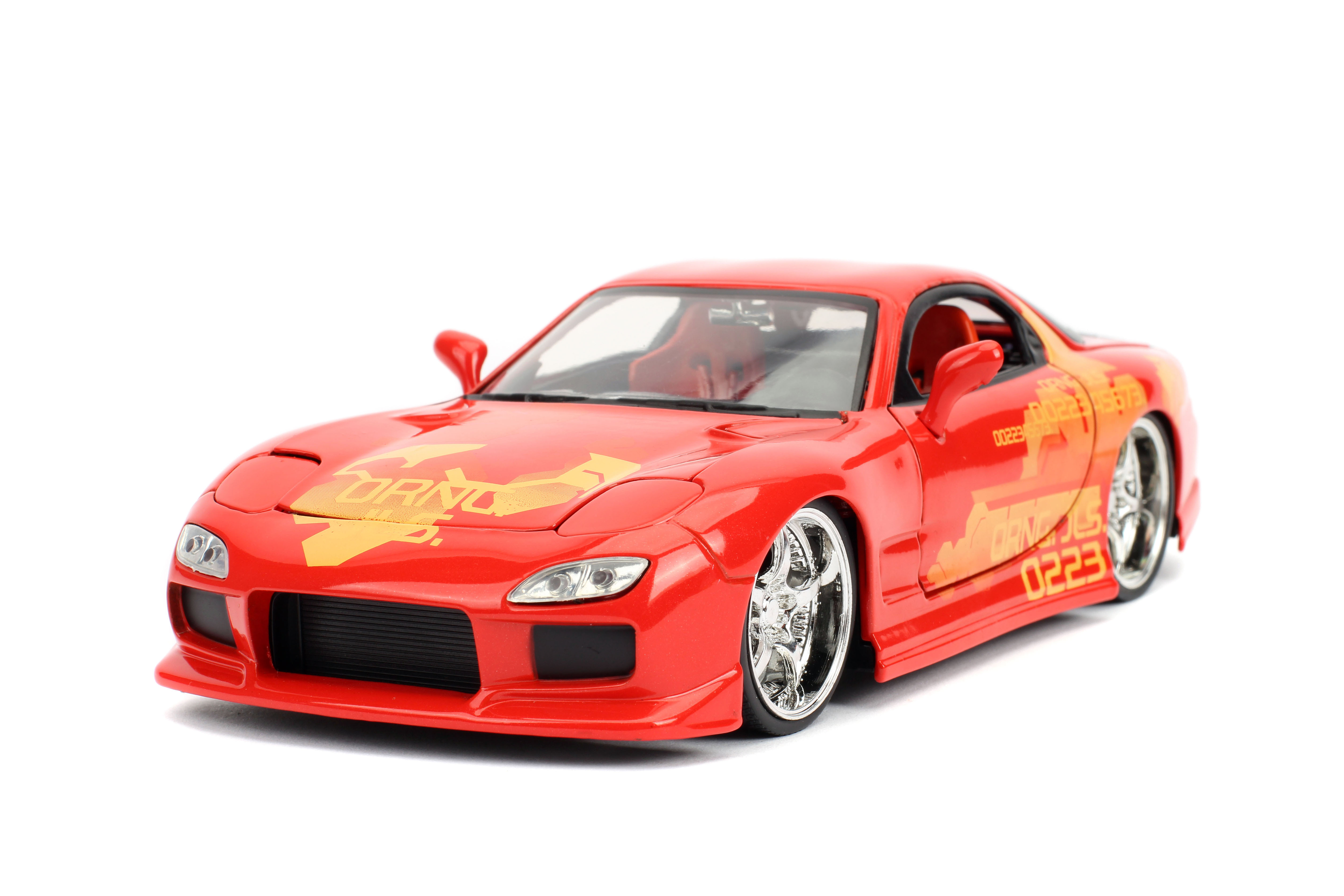 1:24 JL5 RX-7 Fast&Furious Orange JADA Spielzeugauto Orange Mazda