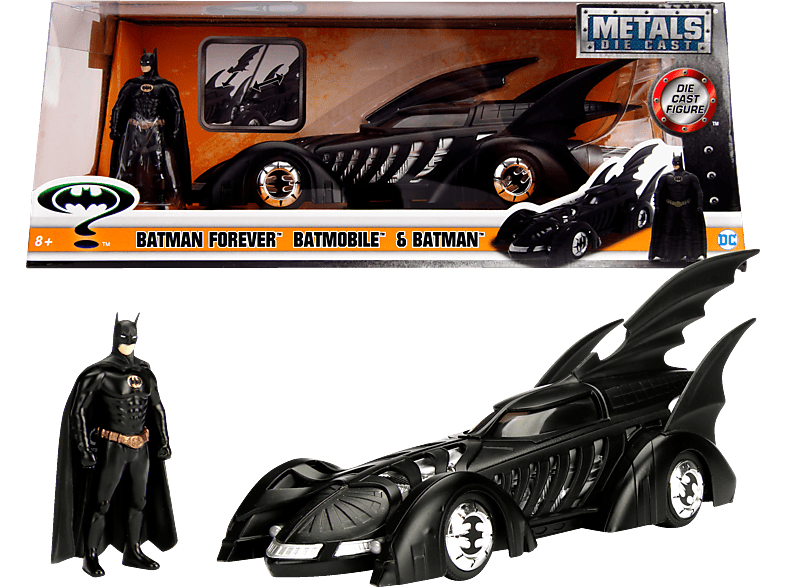 JADA Batman 1995 Batmobile 1:24 Spielzeugauto Schwarz