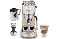 DE LONGHI EC885.BG Dedica Siebträger (Beige, 1350 Watt, 15 bar)